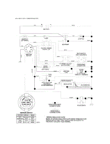 Schematic parts for Poulan Riding Mower Tractor PK1942YT from AppliancePartsPros.com