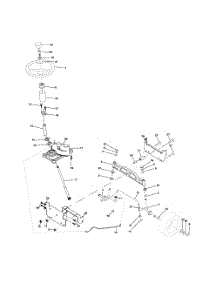 Steering Assembly parts for Poulan Riding Mower Tractor PK19H42LT from AppliancePartsPros.com