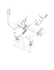 Mower Lift parts for Poulan Riding Mower Tractor PK20H42YT from AppliancePartsPros.com