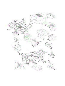Chassis parts for Poulan Riding Mower Tractor PK20H42YT from AppliancePartsPros.com