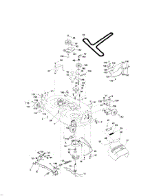 Mower Deck parts for Poulan Riding Mower Tractor PK20H42YT from AppliancePartsPros.com