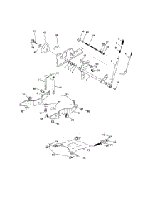 Lift Assembly parts for Poulan Riding Mower Tractor PKGTH2554 from AppliancePartsPros.com
