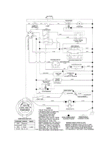 Diagram-Schematic(Tractor) parts for Poulan Riding Mower Tractor PKGTH2554 from AppliancePartsPros.com