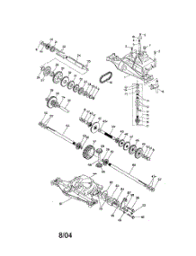 Dana Transaxle parts for Poulan Riding Mower Tractor PO12538LT from AppliancePartsPros.com
