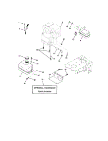 Engine parts for Poulan Riding Mower Tractor PO14538A from AppliancePartsPros.com