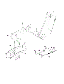 Mower Lift parts for Poulan Riding Mower Tractor PO15538LT from AppliancePartsPros.com