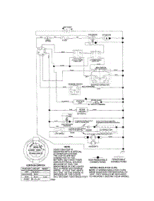 Schematic Diagram parts for Poulan Riding Mower Tractor PO15538LT from AppliancePartsPros.com