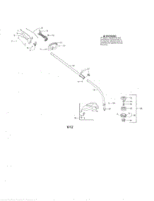 Drive Shaft  /  Handle  /  Shield parts for Poulan Grass Line Trimmer PP033 TYPE 1 from AppliancePartsPros.com
