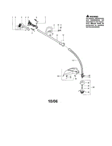 Driveshaft  /  Handle  /  Shield parts for Poulan Grass Line Trimmer PP036 from AppliancePartsPros.com