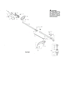 Drive Shaft  /  Handle  /  Shield parts for Poulan Grass Line Trimmer PP125 TYPE 3 from AppliancePartsPros.com