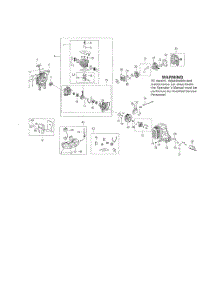 Short Block  /  Fuel Tank parts for Poulan Grass Line Trimmer PP130 TYPE 2 from AppliancePartsPros.com