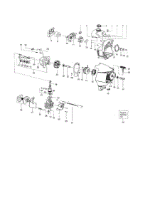 Crankshaft  /  Cylinder  /  Crankcase parts for Poulan Grass Line Trimmer PP131 (RECON) from AppliancePartsPros.com