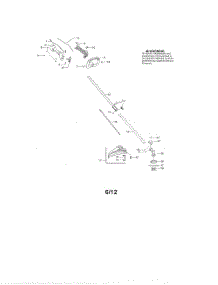 Drive Shaft  /  Handle  /  Shield parts for Poulan Grass Line Trimmer PP335 TYPE 2 from AppliancePartsPros.com