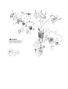Cylinder  /  Crankshaft  /  Shield parts for Poulan Chainsaw PP3516AVX TYPE 1 from AppliancePartsPros.com