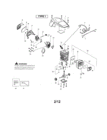 Shield  /  Cylinder  /  Crankshaft parts for Poulan Chainsaw PP4218 TYPE 1 from AppliancePartsPros.com