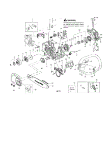 Chassis  /  Bar  /  Handle parts for Poulan Chainsaw PP4218AV TYPE 1 from AppliancePartsPros.com