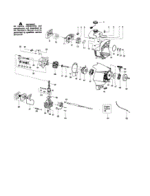 Cylinder  /  Crankshaft  /  Crankcase parts for Poulan Pruner PP446 from AppliancePartsPros.com