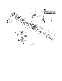 Cylinder  /  Crankshaft  /  Shield parts for Poulan Chainsaw PP4620AV TYPE 4 from AppliancePartsPros.com