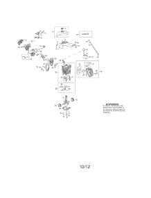 Shield  /  Cylinder  /  Muffler parts for Poulan Chainsaw PP4818A from AppliancePartsPros.com