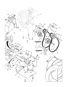 Chassis  /  Engine  /  Pulleys parts for Poulan Snow Removal Equipment PP5524ESB from AppliancePartsPros.com