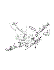 Wheels  /  Tires  /  Drive Cover parts for Poulan Walk Behind Lawn Mower PP750P from AppliancePartsPros.com