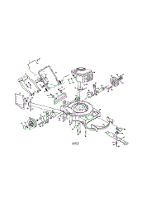 Handle  /  Housing  /  Engine parts for Poulan Walk Behind Lawn Mower PP750PJA from AppliancePartsPros.com