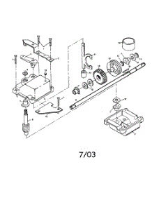 Gearcase Assembly parts for Poulan Walk Behind Lawn Mower PP750PKA from AppliancePartsPros.com