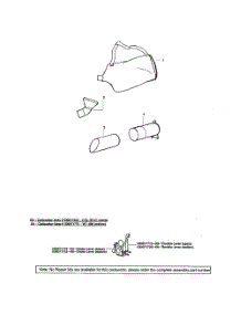 Vacuum Tube Assembly parts for Poulan Leaf Blower PPB2000LE TYPE 1 from AppliancePartsPros.com