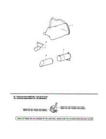 Vacuum Tube Assembly parts for Poulan Leaf Blower PPB2000LE TYPE 4 from AppliancePartsPros.com