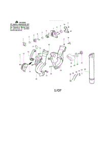 Housing  /  Handle parts for Poulan Leaf Blower PPB2000LE TYPE 5 from AppliancePartsPros.com