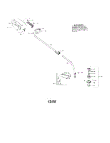 Handle  /  Driveshaft  /  Shield parts for Poulan Grass Line Trimmer PPB330 from AppliancePartsPros.com