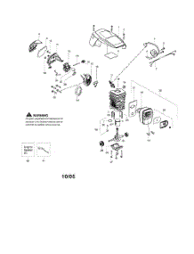 Cylinder  /  Shield  /  Crankshaft parts for Poulan Chainsaw PPB4218 from AppliancePartsPros.com