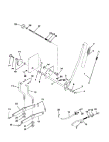 Mower Lift parts for Poulan Riding Mower Tractor PPR1742STC from AppliancePartsPros.com