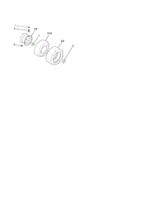 Wheels And Tires parts for Poulan Riding Mower Tractor PPR17H42STC from AppliancePartsPros.com