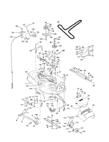 Mower Deck parts for Poulan Riding Mower Tractor PPR17H42STC from AppliancePartsPros.com