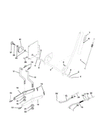 Mower Lift parts for Poulan Riding Mower Tractor PPR20H42STA from AppliancePartsPros.com