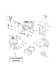 Engine parts for Poulan Riding Mower Tractor PPR20H42STB from AppliancePartsPros.com