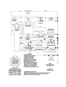 Schematic Diagram-Tractor parts for Poulan Riding Mower Tractor PPR20H42STC from AppliancePartsPros.com