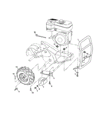 Mainframe, Right Side parts for Poulan Tiller PPRRT65A from AppliancePartsPros.com