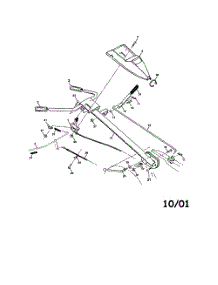 Handle Assembly parts for Poulan Tiller PPRRT6B from AppliancePartsPros.com