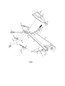 Handle Assembly parts for Poulan Tiller PPRTH5A from AppliancePartsPros.com