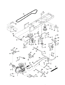 Drive parts for Poulan Riding Mower Tractor PR16H42STB from AppliancePartsPros.com