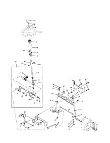 Steering Assembly parts for Poulan Riding Mower Tractor PR1742STA from AppliancePartsPros.com