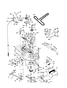 Mower Deck parts for Poulan Riding Mower Tractor PR1742STA from AppliancePartsPros.com