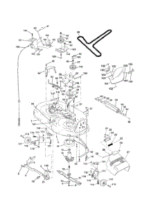 Mower Deck parts for Poulan Riding Mower Tractor PR1742STD from AppliancePartsPros.com