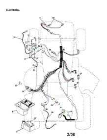 Electrical parts for Poulan Riding Mower Tractor PR17H42STA from AppliancePartsPros.com