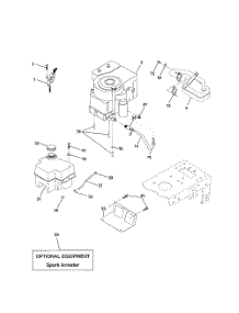 Engine parts for Poulan Riding Mower Tractor PR17H42STB from AppliancePartsPros.com