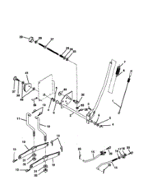 Mower Lift parts for Poulan Riding Mower Tractor PR18542STB from AppliancePartsPros.com