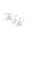 Wheels And Tires parts for Poulan Riding Mower Tractor PR18542STC from AppliancePartsPros.com