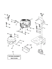 Engine parts for Poulan Riding Mower Tractor PR185H42STA from AppliancePartsPros.com
